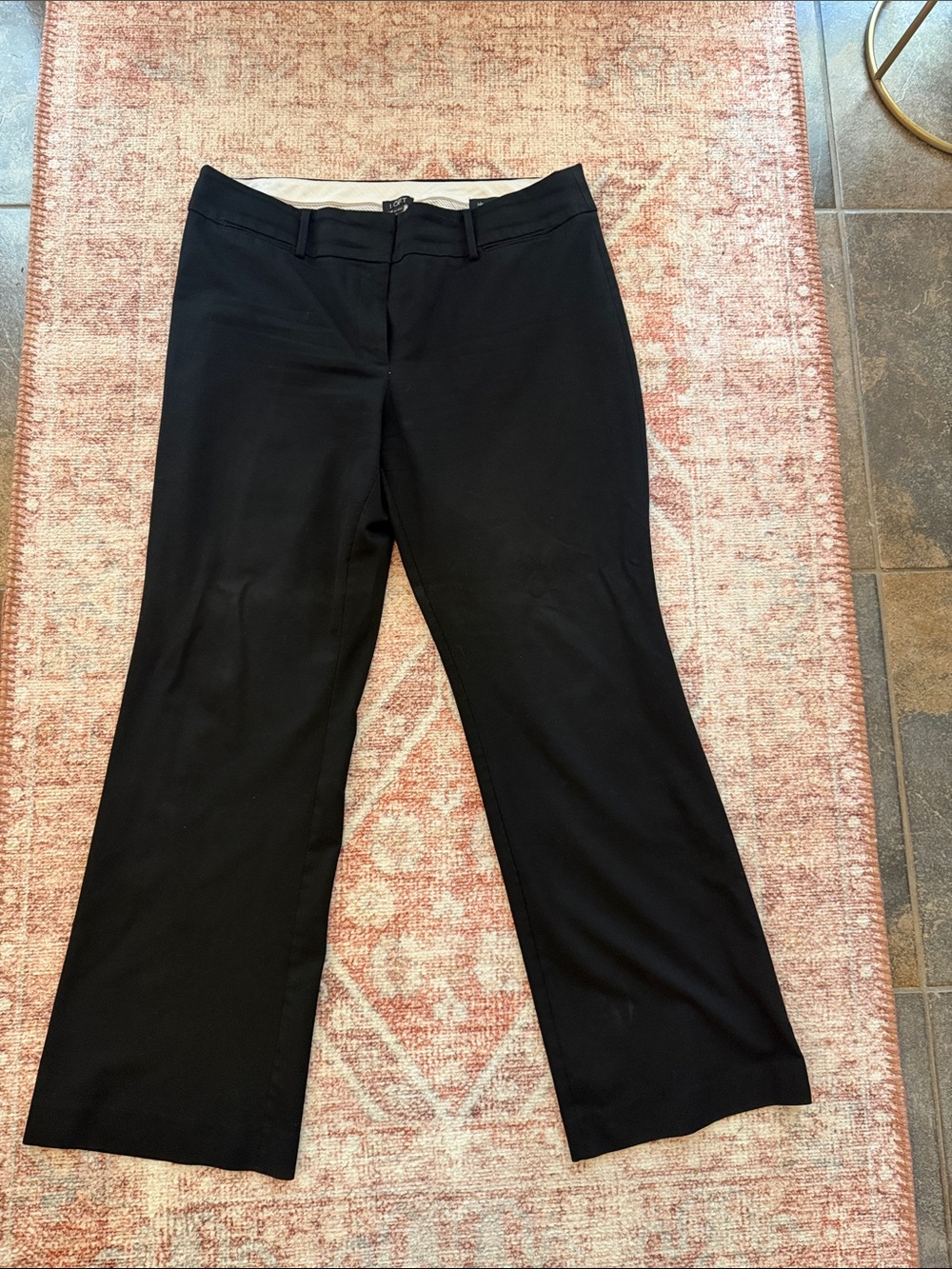 Loft Julie Black Women's Classic Work Pants